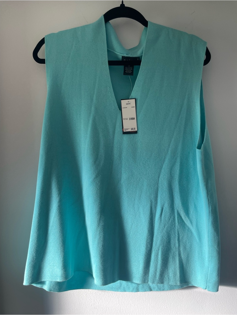 Sleeveless V-Neck Top